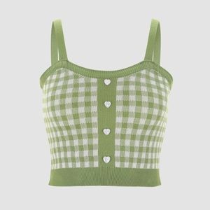 Cider Set- Knit Cropped Tank & Trouser Set